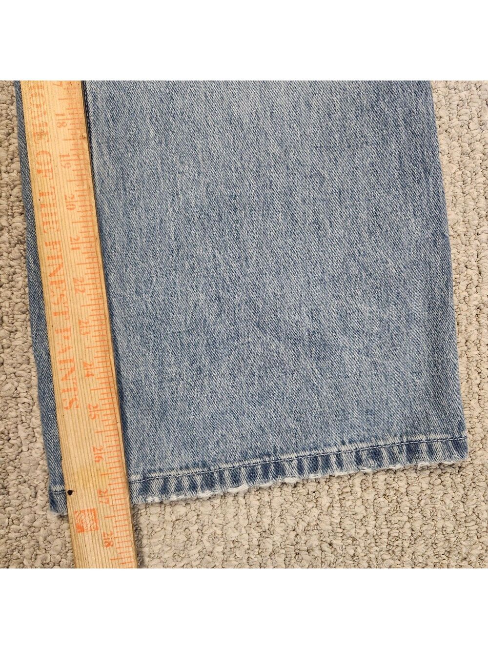 Hollister Low-Rise Baggy Light Wash Blue Jeans Size 6 Short NWT - Picture 7 of 8